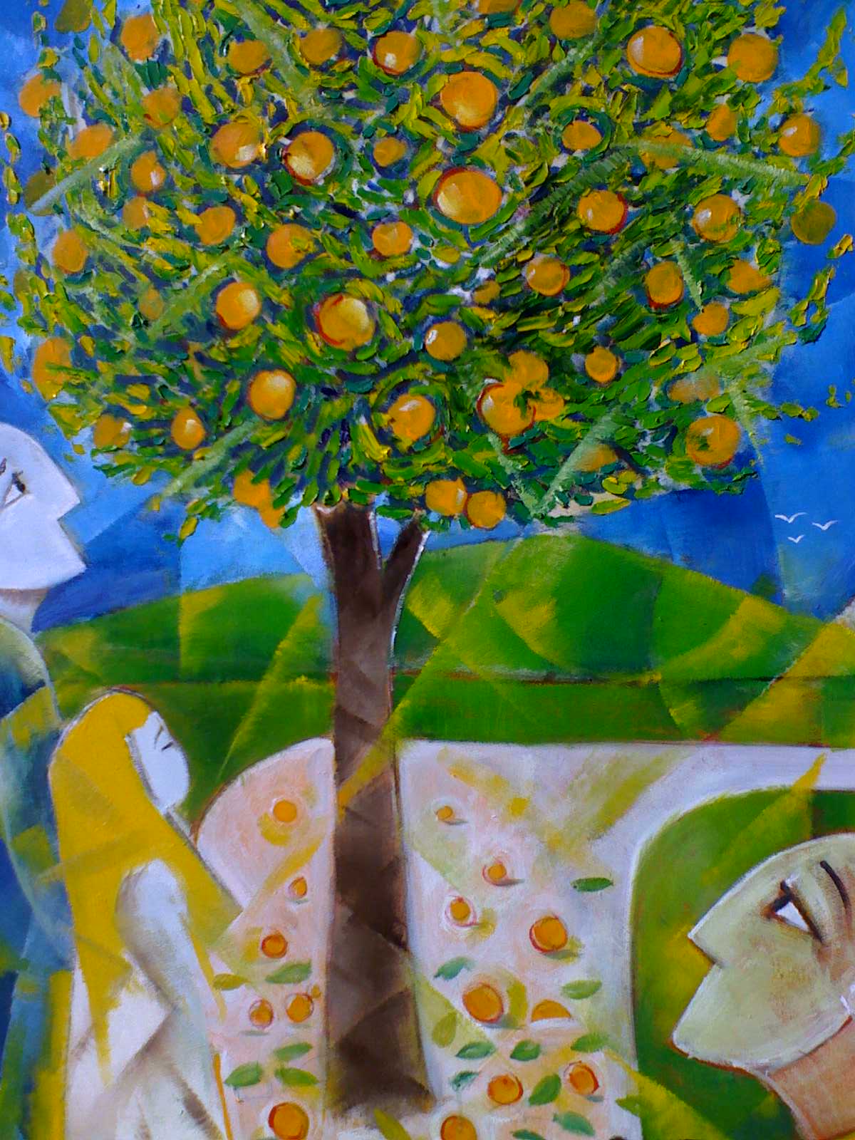 'The Orange Tree' 2006 Oil on Canvas 100x75cm